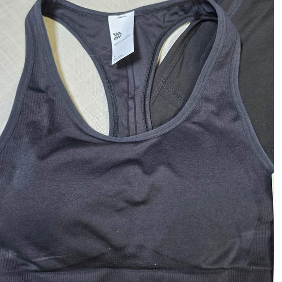 all in motion Other - All in Motion Women Black Seamless Medium Support Sports Bra S 214 05 8870